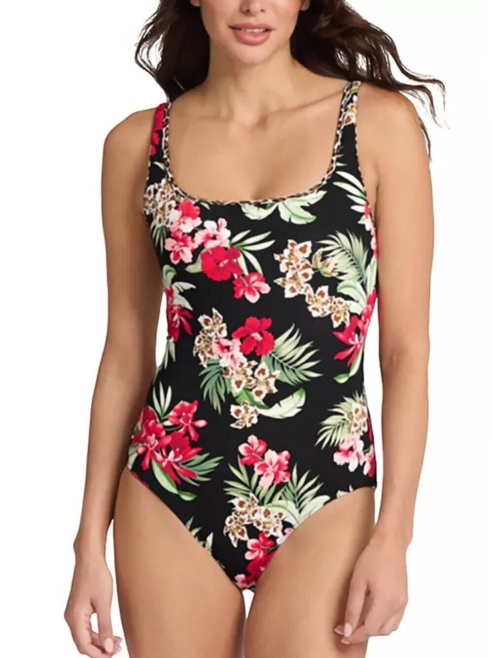 New Tommy Bahama Women's Size 4 Lily Cat Reversible One Piece Swimsuit